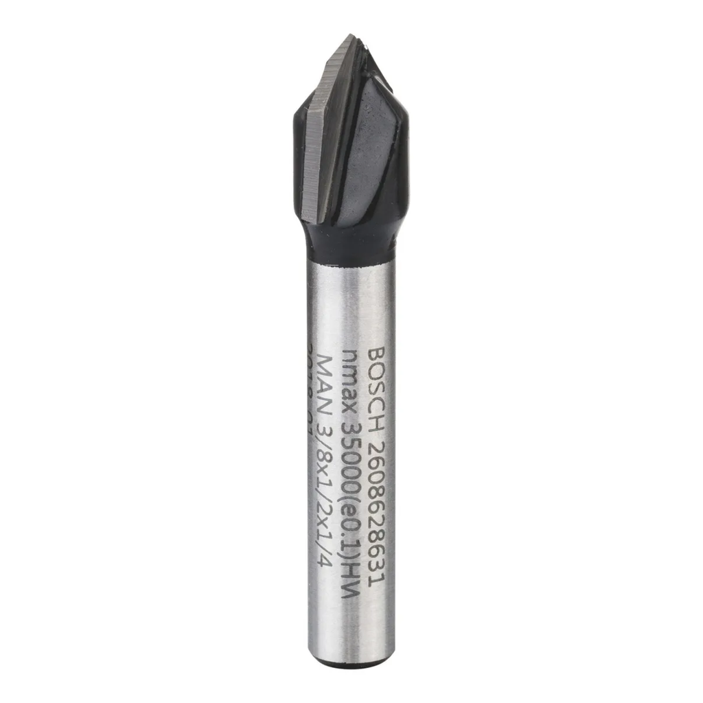 Fresa Bosch  Rotular y Ranurar en V 3/8"