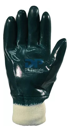 Guante DPS Sintetico nitrilo Azul Dorso Ventilado Puño Tejido @