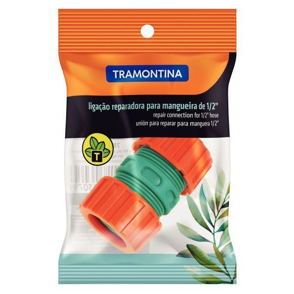 Union de Reparacion para Manguera de Riego Tramontina 1/2"