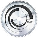 Hoja de Sierra Circular Bosch 10" 80 Dientes 2.7mm de Espesor Multimaterial