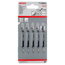 Hoja Sierra Caladora Bosch T119BO x 5u para Madera