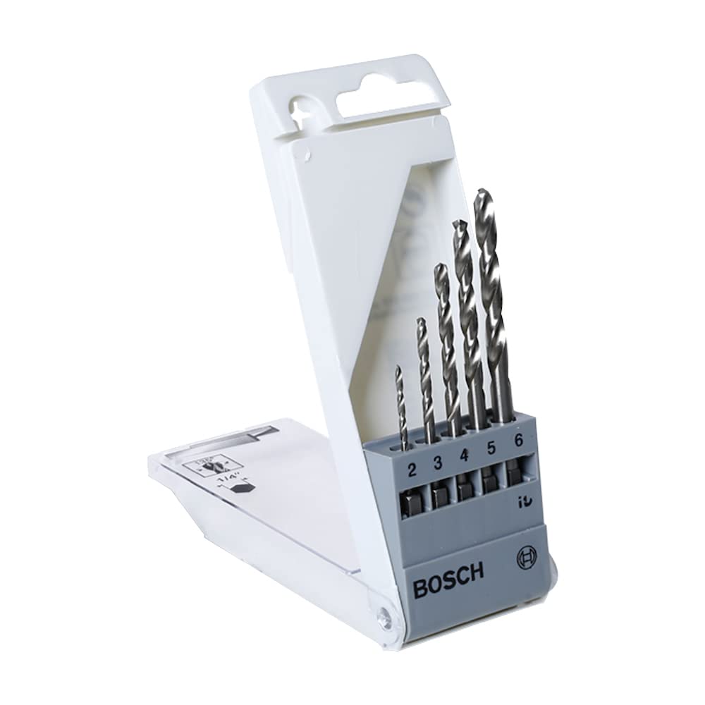 Juego de Mechas Bosch HSS x 5u. de 2-6mm