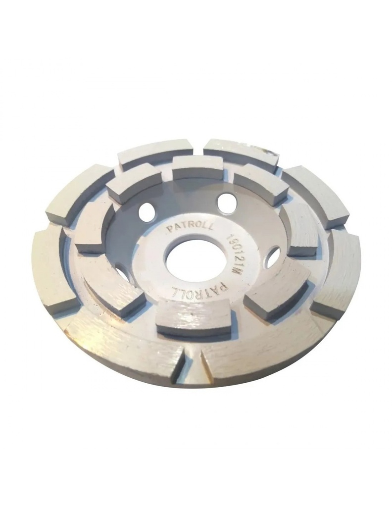 Muela Patroll Diamantada Ø 4" - Ø Interior 22,2 mm Doble Hilera # 