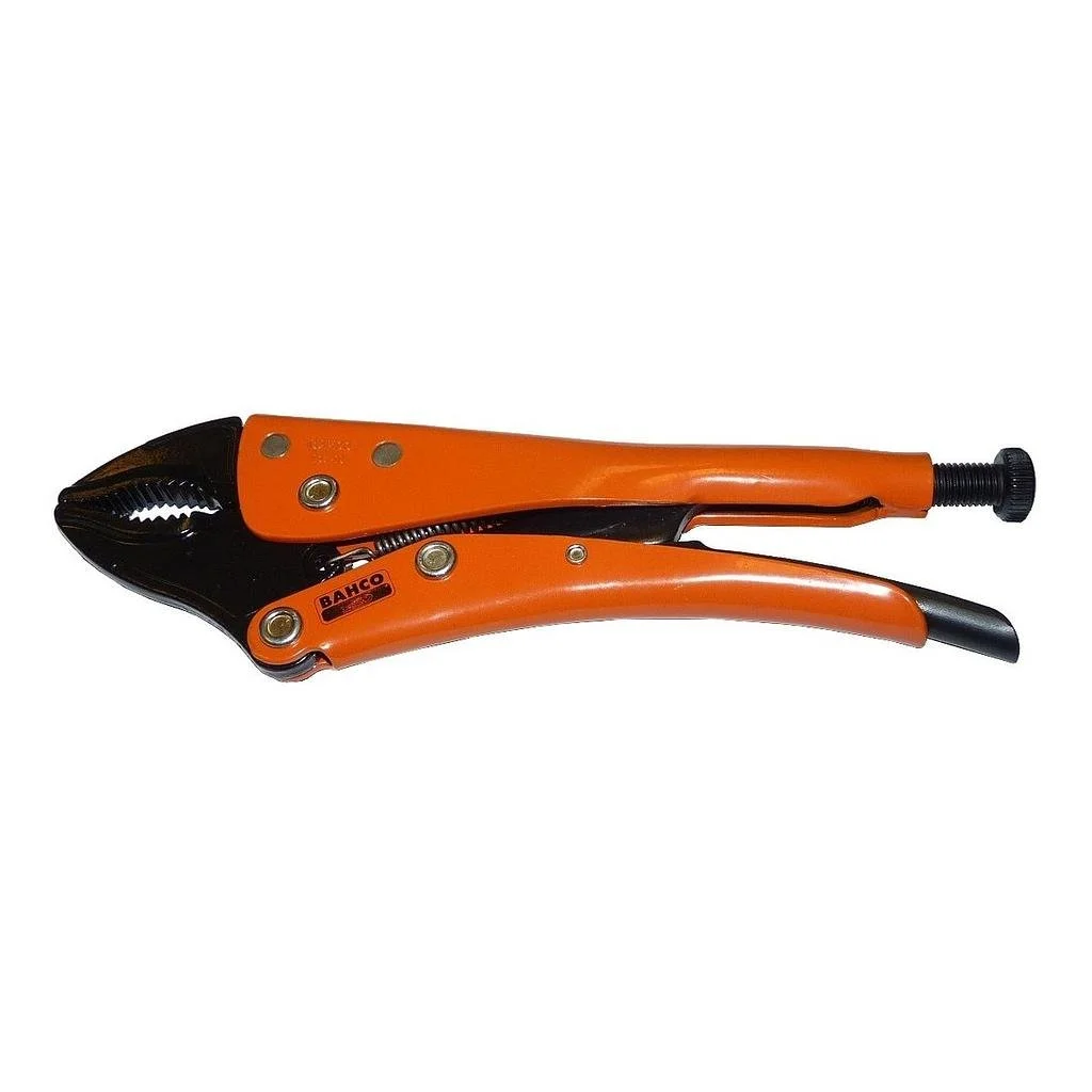 [137-10] Pinza Bahco de Presion Grip Boca Curva 10" 235 Mm