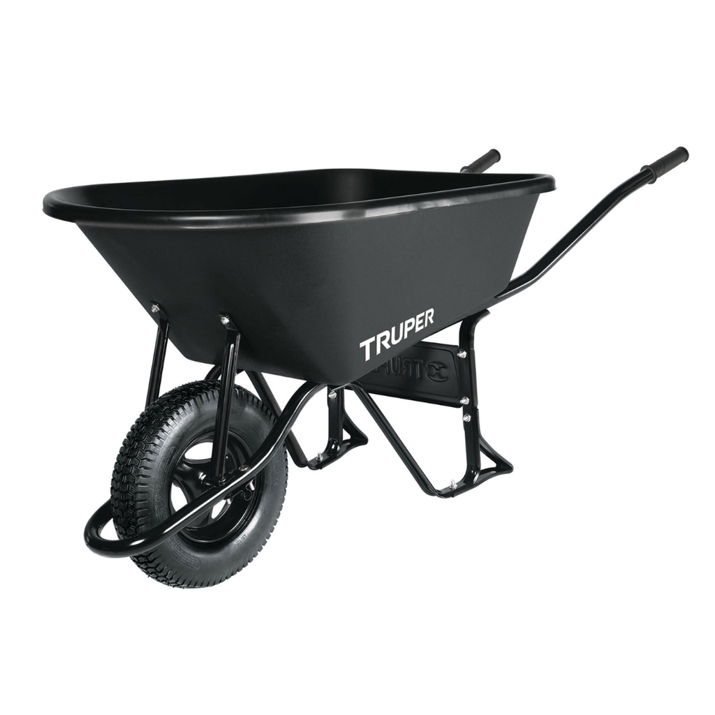 [11777] Carretilla Truper reforzada plástica 530kg 120lt