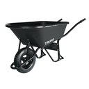 Carretilla Truper reforzada plástica 530kg 120lt