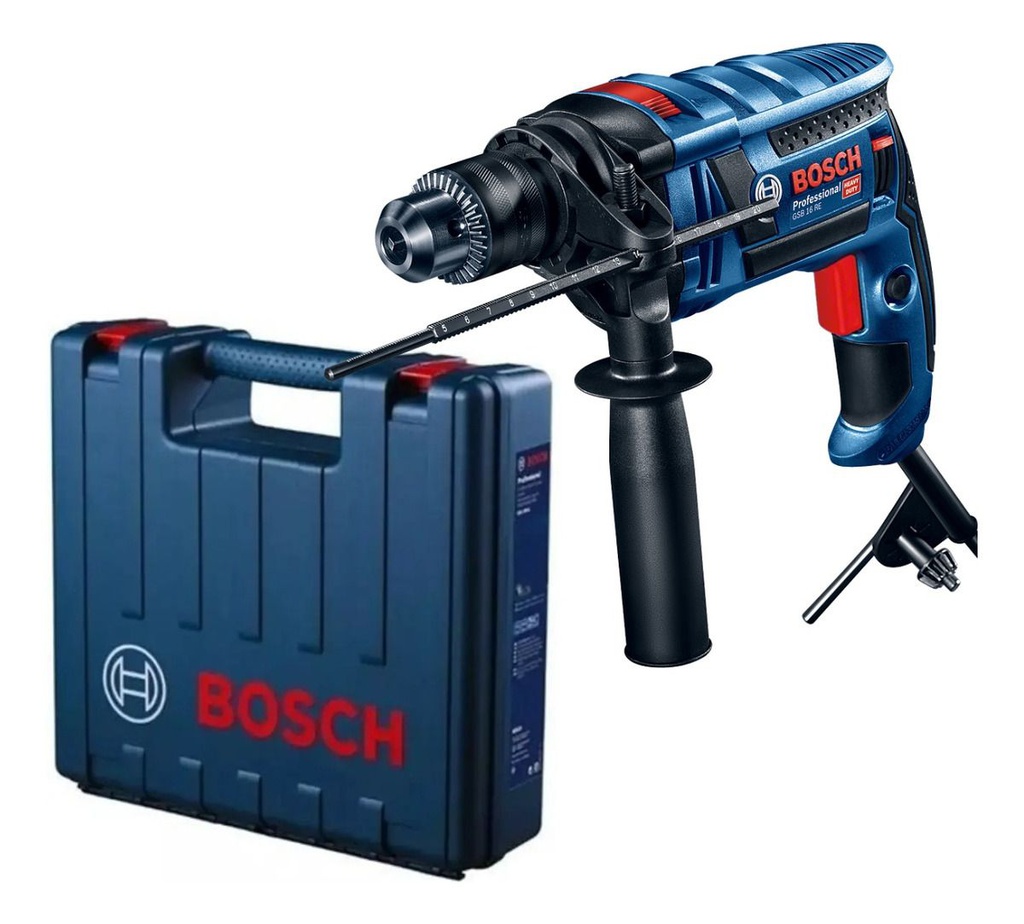 [06012B90H1] Taladro Percutor Bosch GSB 16 RE 850W 13mm V.V. en Maletin