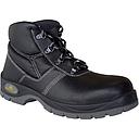 [WXECAPRIDNE-44] Talle 44 Botin Delta Plus Cuero Flor Negro Puntera de Acero Dielectrico