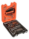 Juego de Bocallaves Bahco de 1/4", 3/8" y 1/2", con Llaves Combinadas y Puntas de Destornillador 138 piezas