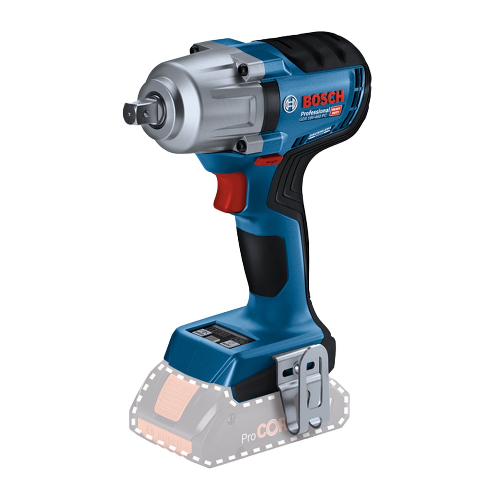 [06019K4100] Llave de Impacto a Bateria Inalambrica Bosch GDS 18V-450 PC