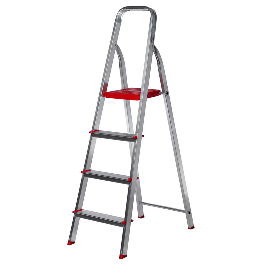 Escalera familiar Plegable Aluminio Lusqtoff 4 Escalones