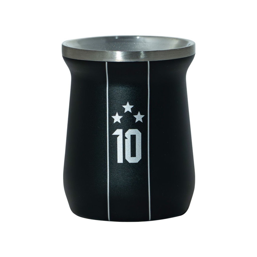 Mate Lusqtoff 300ml Color Negro 3 Estrellas
