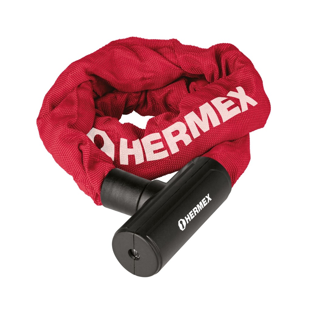 [49621] Candado Hermex con cadena forrada de 10 mm 