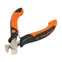 Mini pinza Truper alicate corte frontal 4" mango Comfort Grip  