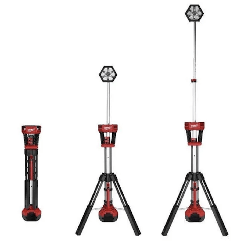 Torre Lampara Reflector Led Milwaukee 18V sin Baterias ni Cargador discontinuado