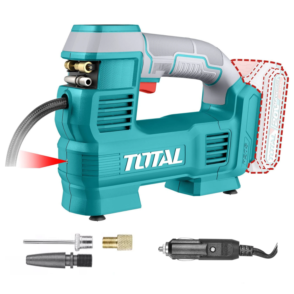 [V2V0CM161] Compresor Inflador Total TACLI2012 20V 160psi