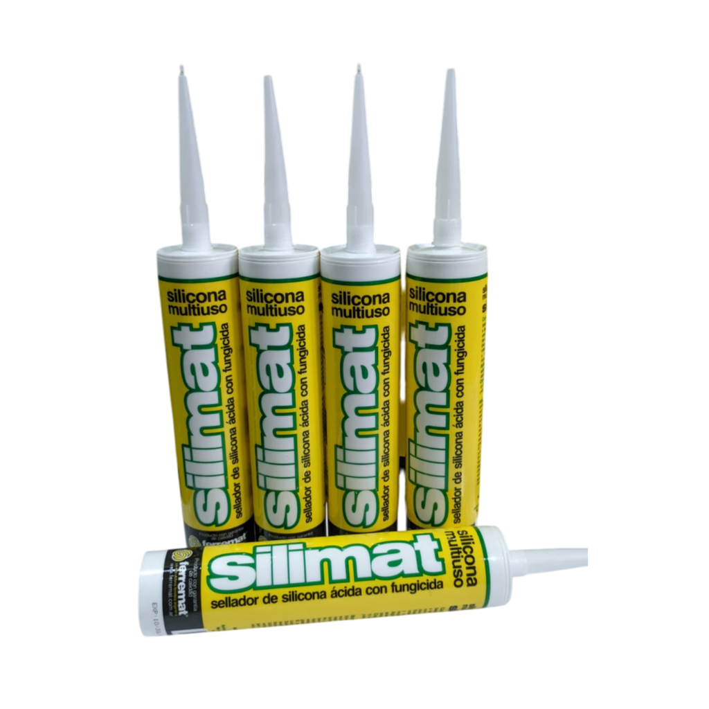 [SEUNSMTR] Sellador de Silicona Universal Silimat Transparente x 310grs