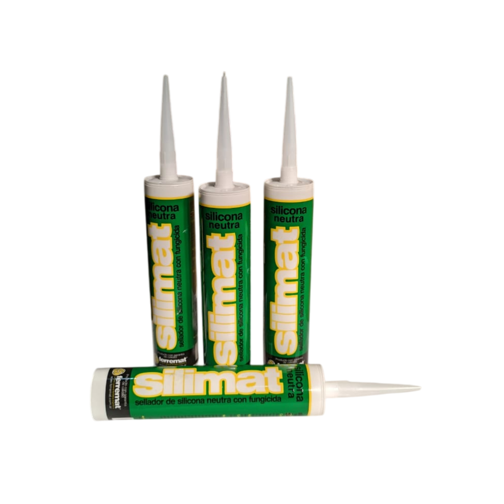 Sellador de Silicona Neutra Silimat Blanca x 310grs