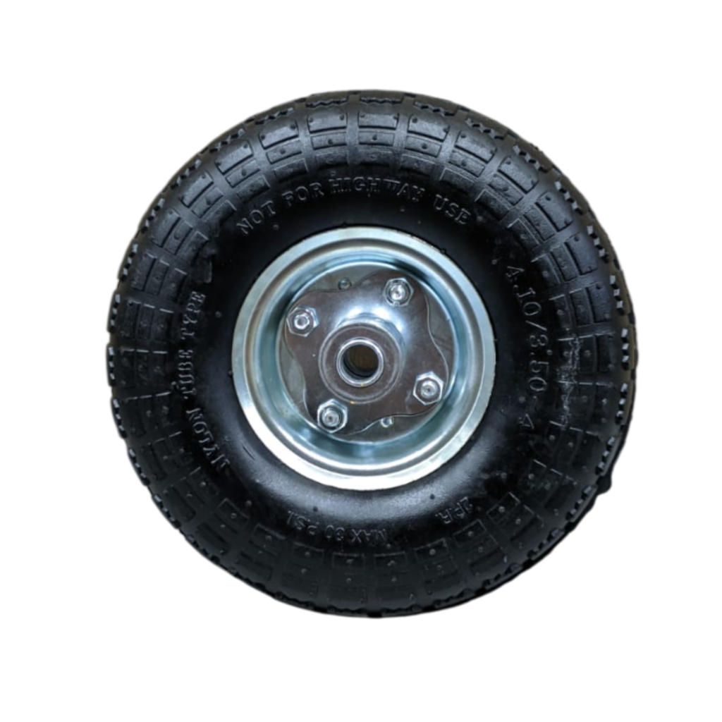 Rueda Neumatica para Carro porta paquetes 10" x 3.5" 100kg FMT 