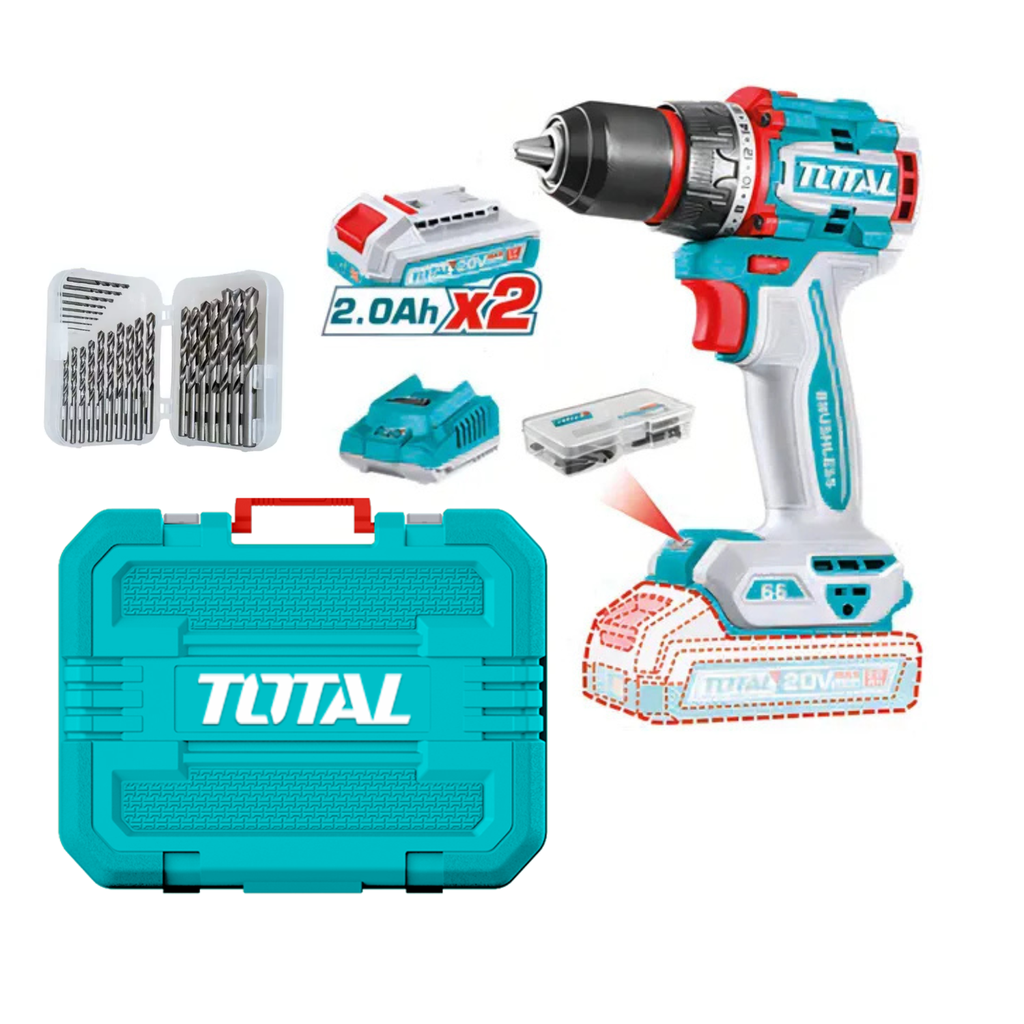 Combo Total Atornillador TIDLI20668-4 + Set Mechas Tramontina 43141/525