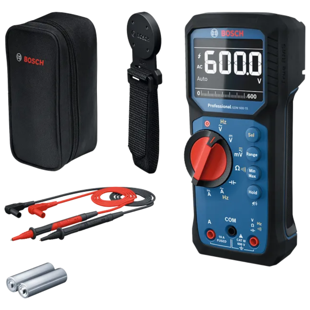 [0601077301] Multimetro Digital TRMS Bosch GDM 600-15 + gancho magnético