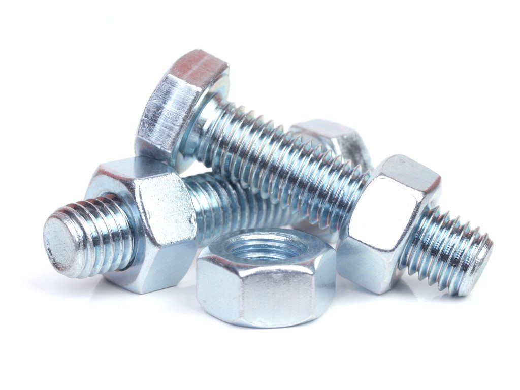 Bulon 1/4" Hexagonal Zincado Grado 2 (1/2")