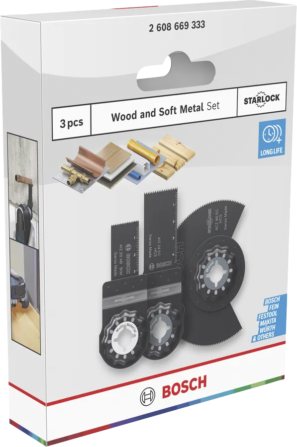 Juego Sierras Bosch GOP Madera y Metal
