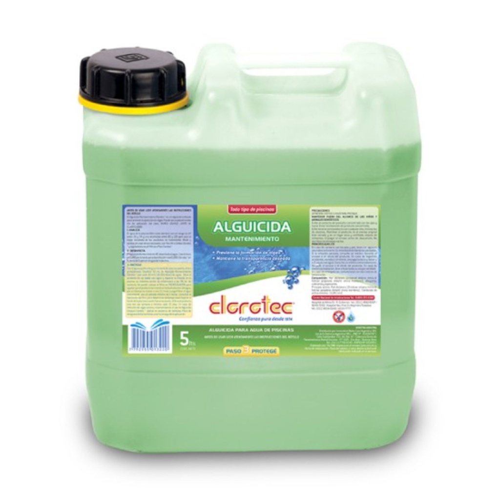 Alguicida para Mantenimiento Clorotec x 5LT @