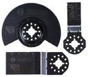 Juego de Hojas para Multicortadora Bosch de 3 Piezas para Madera