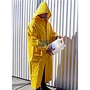 Capa DPS con Doble Puño Capucha Desmontable Cierre y Broche Amarillo XL 