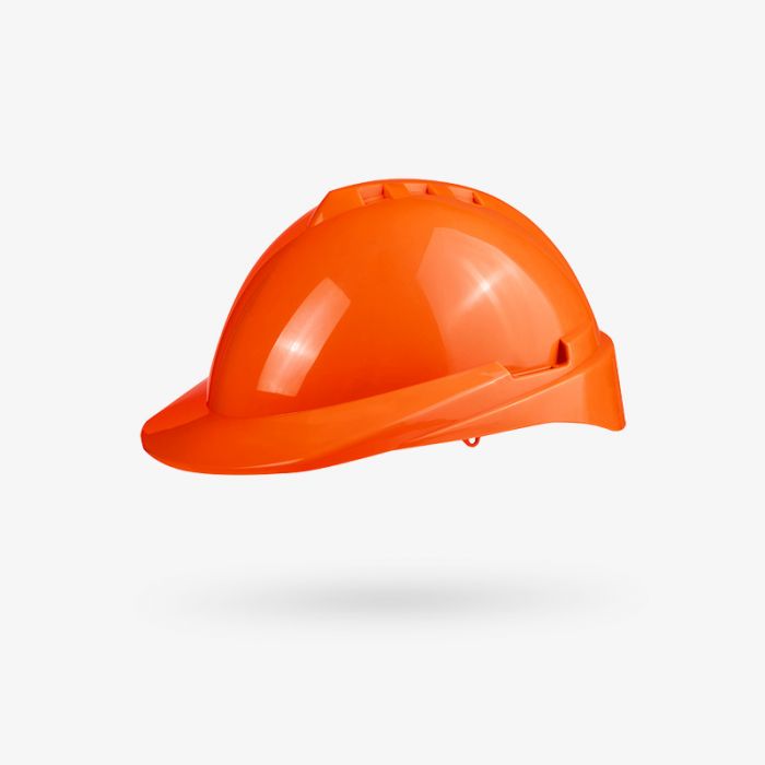 Casco Libus Milenium Class Sin ventilacion Naranja