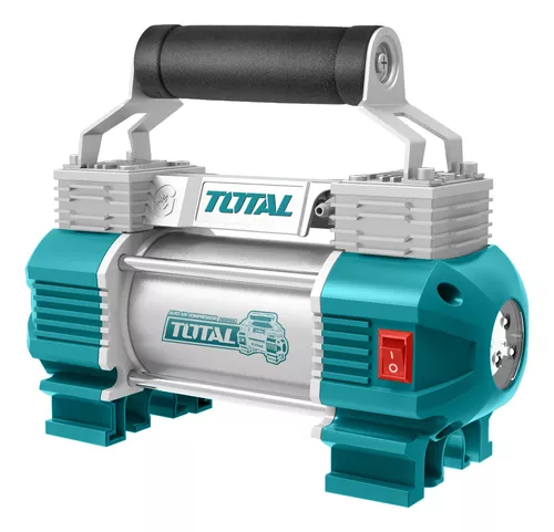 Compresor Total TTAC2506 12V 120PSI Doble Piston 45 lt/min