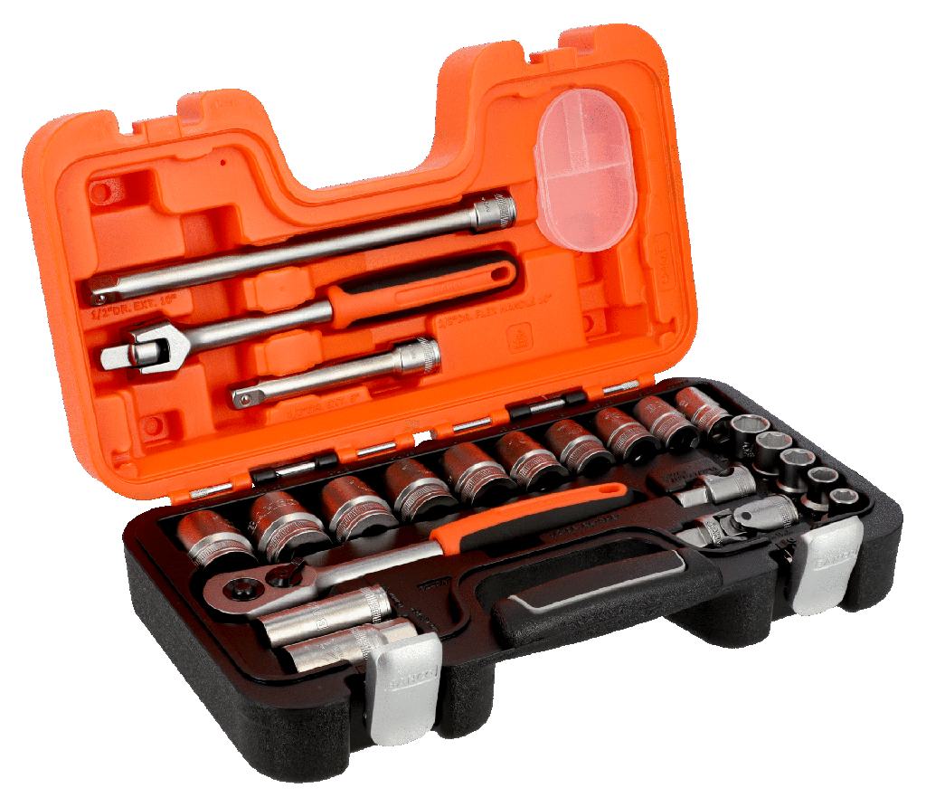 Juego Bahco  Bocallaves Y Accs ½" - 24pzas en Pulgada