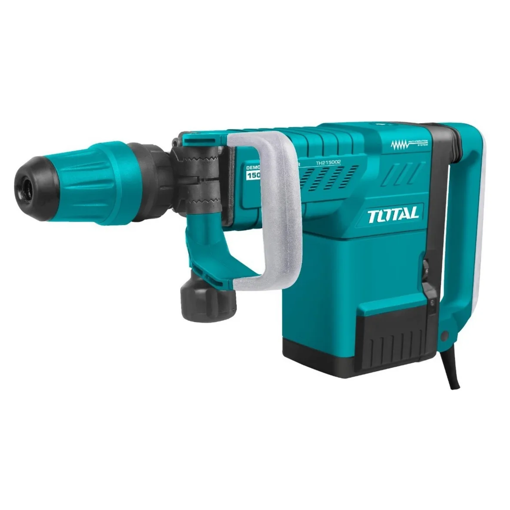 Martillo Demoledor 1500W 25J Total TH215002-4 con Maletin y Cinceles