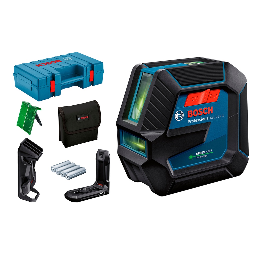 Nivel laser de lineas verdes Bosch GLL 2-15 G 15m Discontinuado