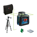Nivel Laser de Lineas Bosch GLL 2-20 G 360 Grados Incluye Tripode 20mts Verde