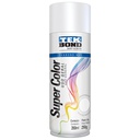 Pintura en Aerosol Super Color Acrilica Tek Bond x 350ml/250grs Color Blanco Mate 