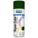Pintura en Aerosol Super Color Acrilica Tek Bond x 350ml/250grs Color Verde Oscuro 