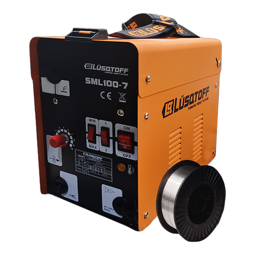 [SML100-7] Soldadora Mig Flux 100 Lusqtoff con Rollo de Alambre