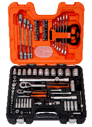 [S910] Juego Bahco  Bocallaves Y Accs ½&quot; Y 1/4&quot; - 91pzas