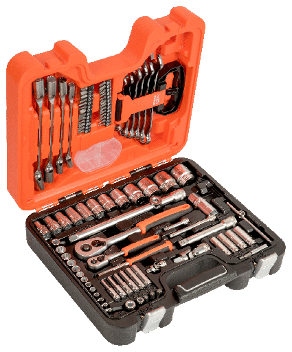 [S 910] Juego Bahco  Bocallaves Y Accs ½" Y 1/4" - 91pzas
