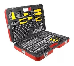 [R99-150LA] Juego Bocallaves Encastre 1/4”-3/8”-1/2” con Llaves Combinadas y Alicates Stanley Racing x 150 unidades Milimetrico #