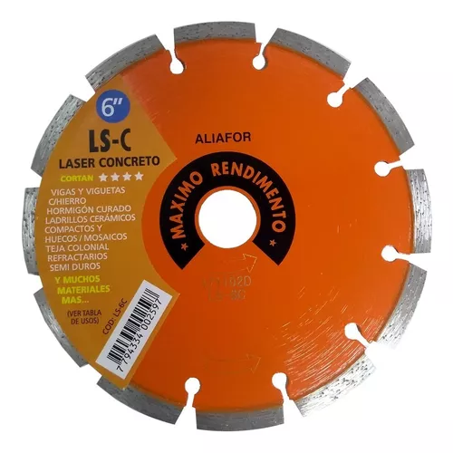 [LS-6C] Disco Aliafor Laser Concreto Ø 6"  #