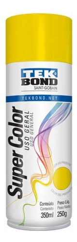 [714610-TKB] Pintura en Aerosol Fluorescente Tek Bond x 200ml/140grs Color Amarillo 