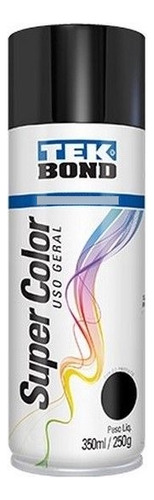 [714620-TKB] Pintura en Aerosol Alta Temperatura  Tek Bond x 200ml/140grs Color Negro Mate 