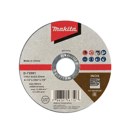 [D-72001] Disco de Corte Makita 115 x 1.0mm