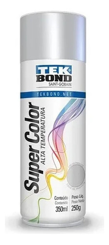 [714619-TKB] Pintura en Aerosol Alta Temperatura  Tek Bond x 200ml/140grs Color Aluminio