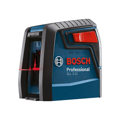 [0601063BG0] Nivel Laser Autonivelante Bosch GLL 2-12 12mts Luz Roja 