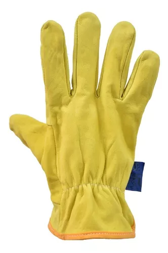 [222025E] Guante Lincoln Vaqueta Elastizado Talle 10 Amarillo 