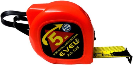 [525-EVEL] Cinta Metrica Evel Retroblok Fleje 22mm 5mts 